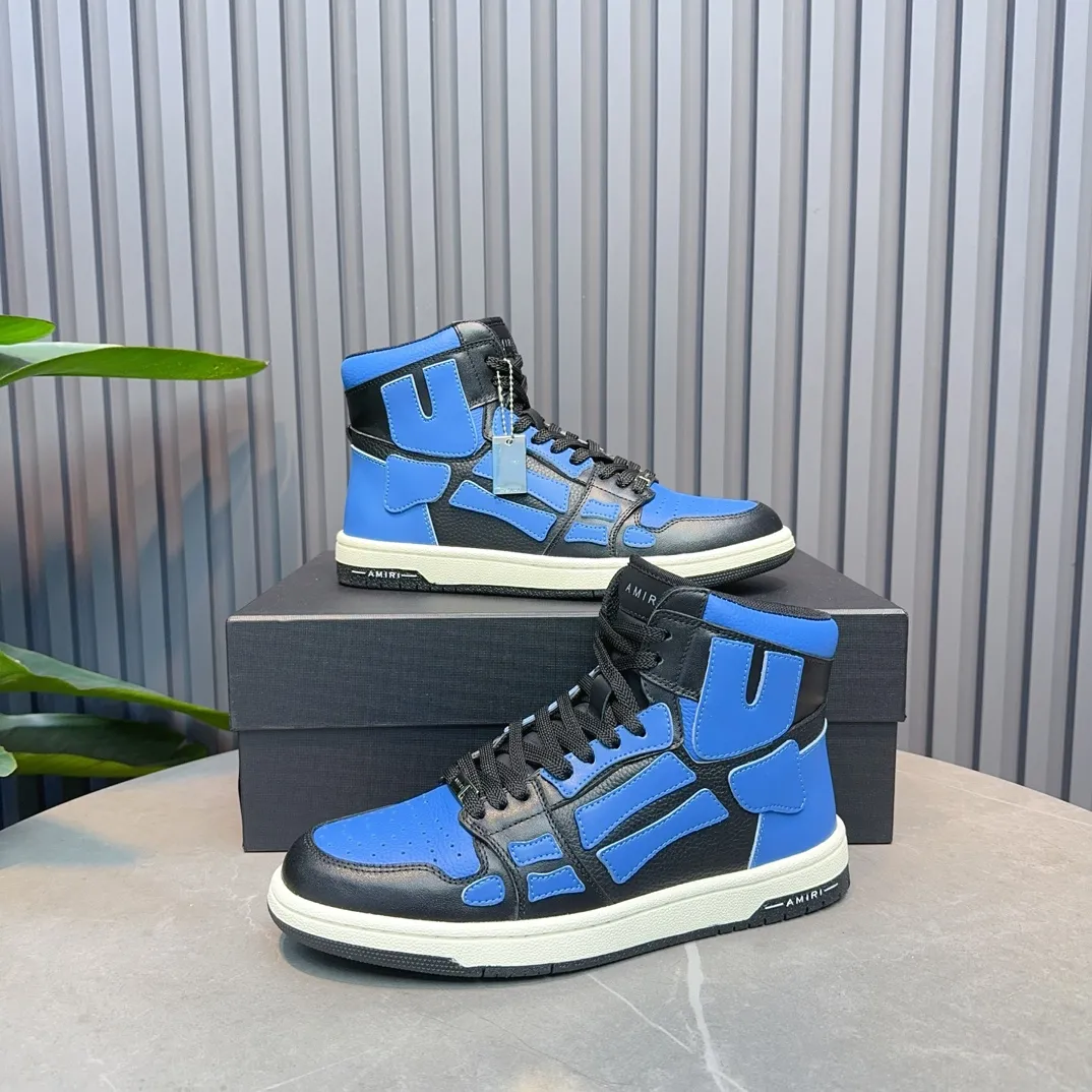 Men's shoes💰620💰 AMIRI AMIRI trendy brand hot sale🔥 Available all year round✅Couples💑 Official website synchronization Imported fabrics 1⃣️ratio 1⃣️Re-engraved, original factory special original sole, 35-45 (38.45. Non-refundable)